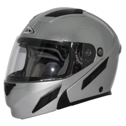 Zox Brigade SVS Silver Modular Helmet