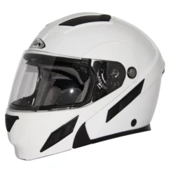 Zox Brigade SVS White Modular Helmet