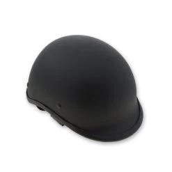 HCI-105 Designer Polo Matte Black Half Helmet