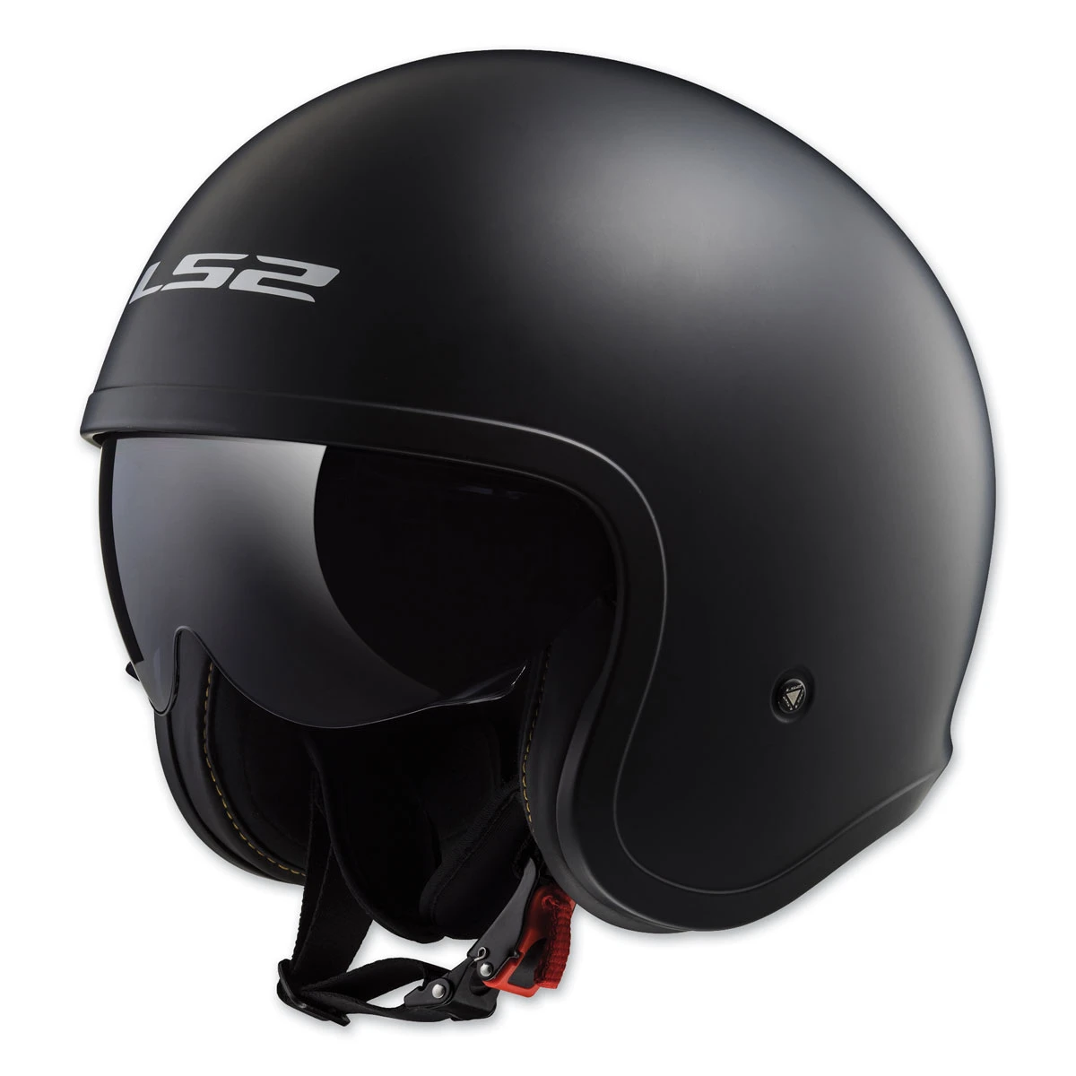 LS2 Spitfire Matte Black Open Face Helmet 1 LS2 Spitfire Matte Black Open Face Helmet