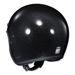 Alternative view of HJC IS-5 Metal Flake Black Open Face Helmet