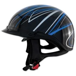 Zox Roadster DDV Freehand Blue Half Helmet