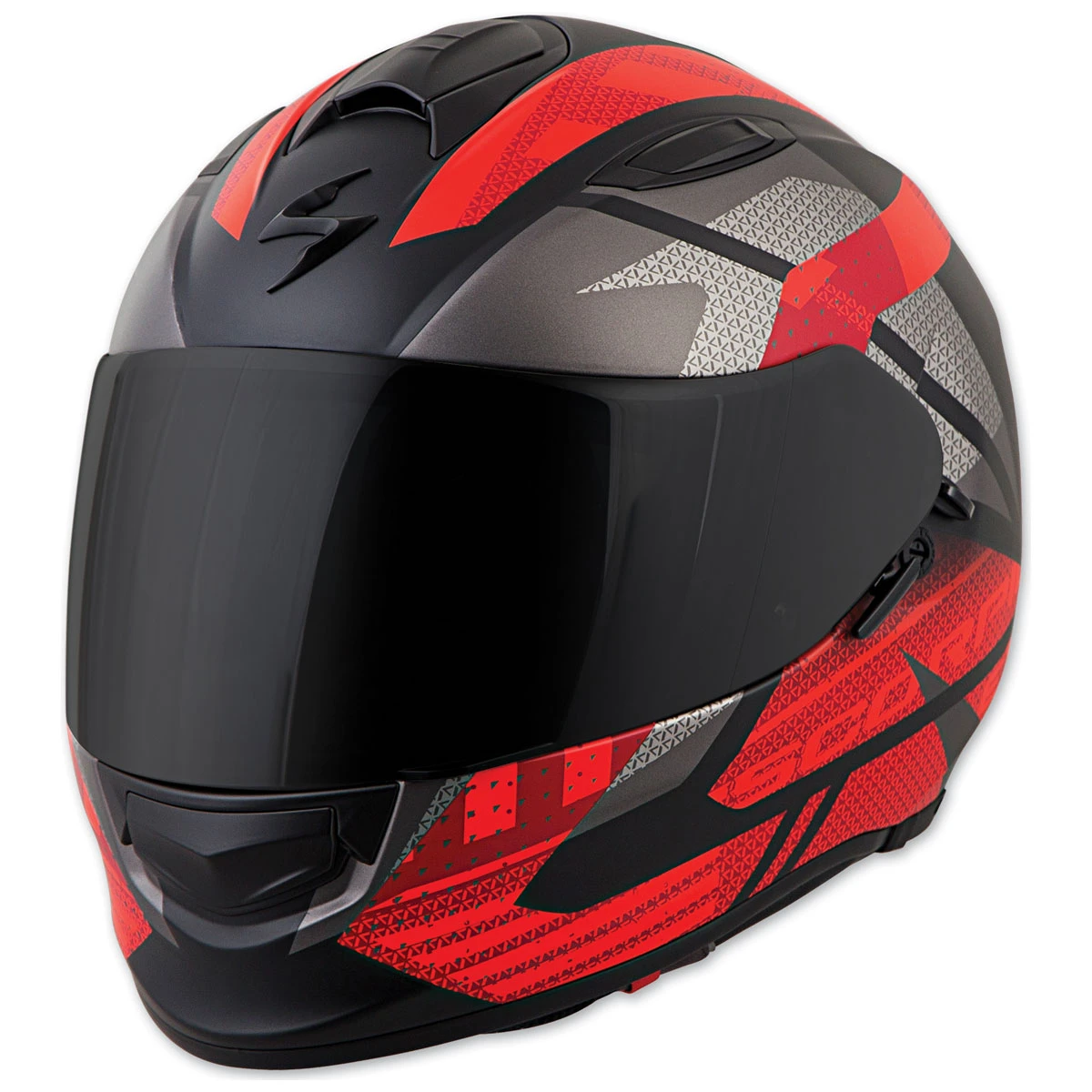 Scorpion EXO EXO-T510 Fury Black/Red Full Face Helmet 1 Scorpion EXO EXO-T510 Fury Black/Red Full Face Helmet