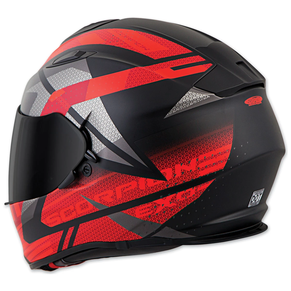 Scorpion EXO EXO-T510 Fury Black/Red Full Face Helmet 3 Scorpion EXO EXO-T510 Fury Black/Red Full Face Helmet - Image 3