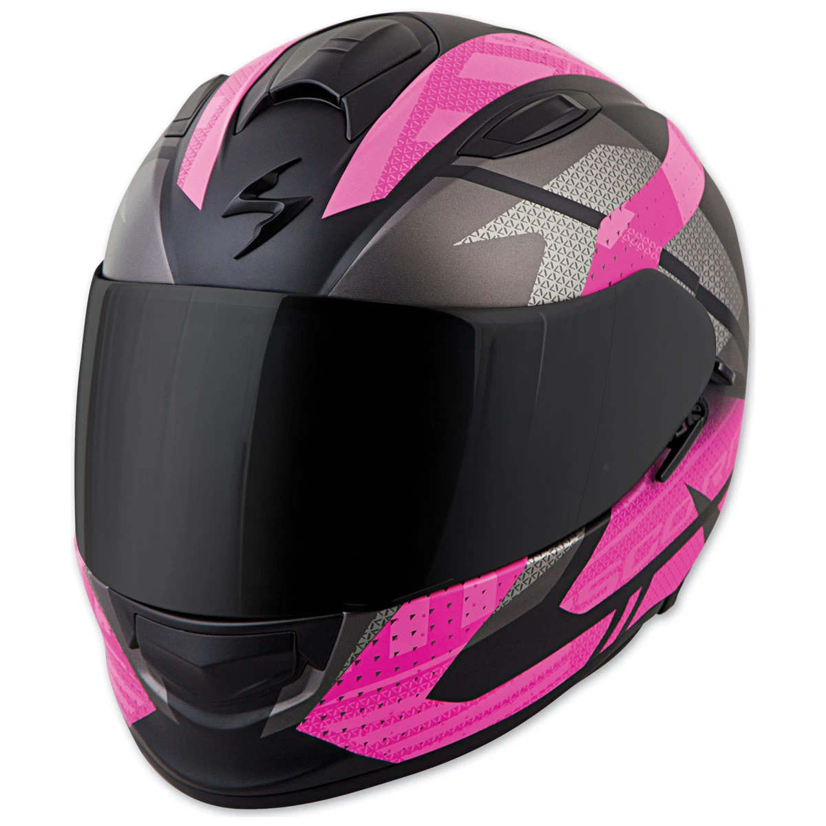 Scorpion EXO EXO-T510 Fury Black/Pink Full Face Helmet 1 Scorpion EXO EXO-T510 Fury Black/Pink Full Face Helmet