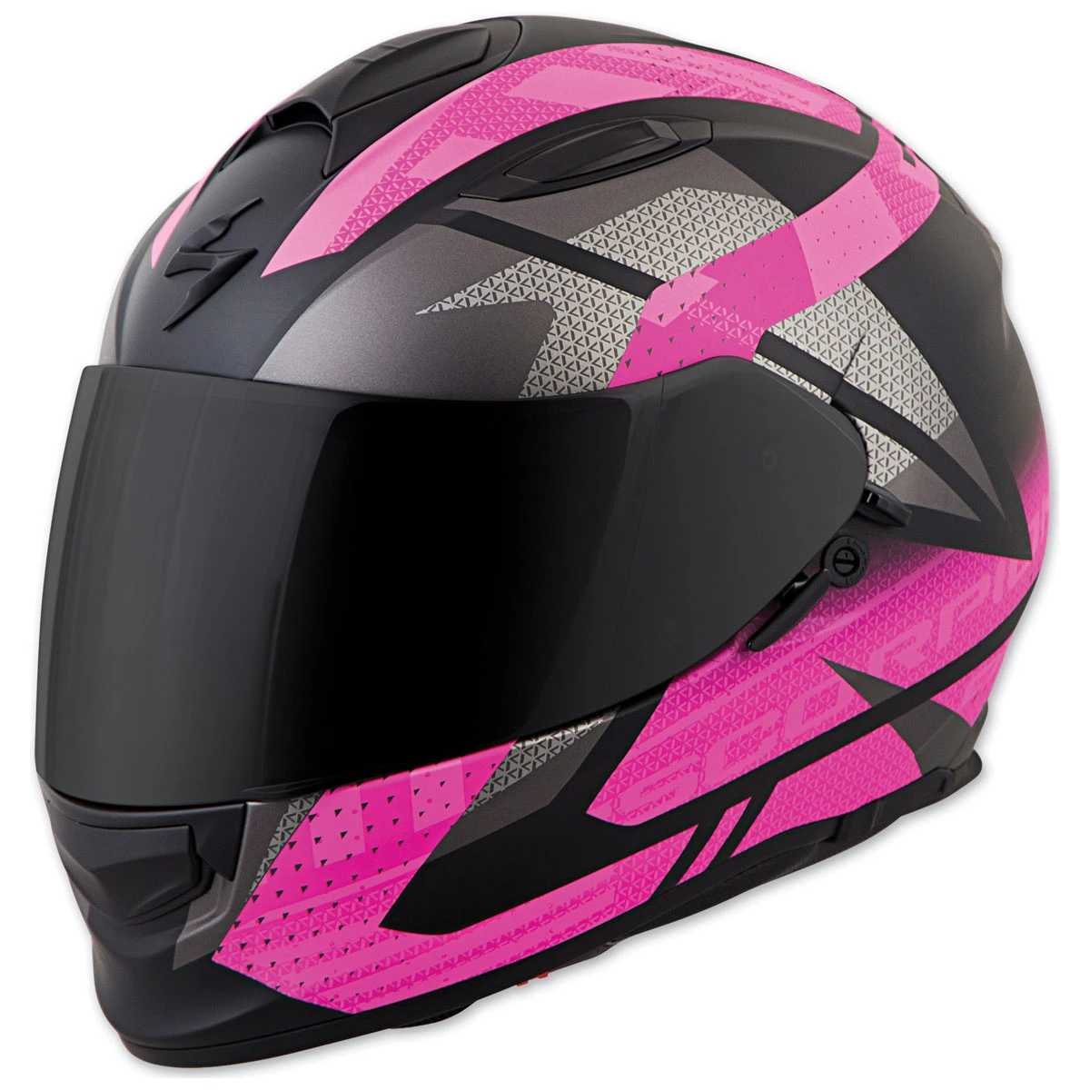 Scorpion EXO EXO-T510 Fury Black/Pink Full Face Helmet 2 Scorpion EXO EXO-T510 Fury Black/Pink Full Face Helmet - Image 2
