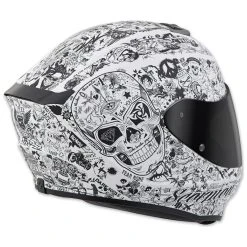 Scorpion EXO EXO-R420 Shake White Full Face Helmet 10 Scorpion EXO EXO-R420 Shake White Full Face Helmet -Arai shop 166 4068 D V1