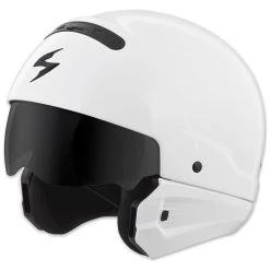 Scorpion EXO Covert Gloss White Half Helmet