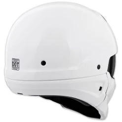 Scorpion EXO Covert Gloss White Half Helmet -Arai shop 166 4134 G V1
