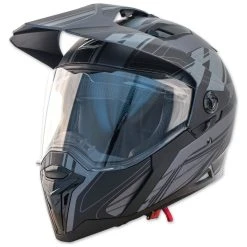 Zox Z-Series Z-DS10 Urbanite Matte Dark Silver Dual Sport Helmet