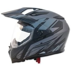 Zox Z-Series Z-DS10 Urbanite Matte Dark Silver Dual Sport Helmet -Arai shop 166 4202 E V1