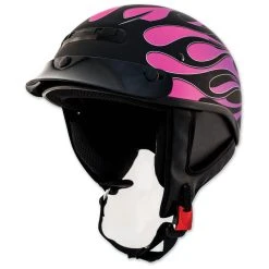 Zox Alto Custom Hot Rod Matte Purple Half Helmet