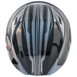 Zox Journey Trip Glossy Silver Open Face Helmet -Arai shop 166 4342 H V1