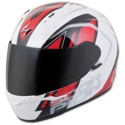 Scorpion EXO EXO-R320 Endeavor White/Red Full Face Helmet