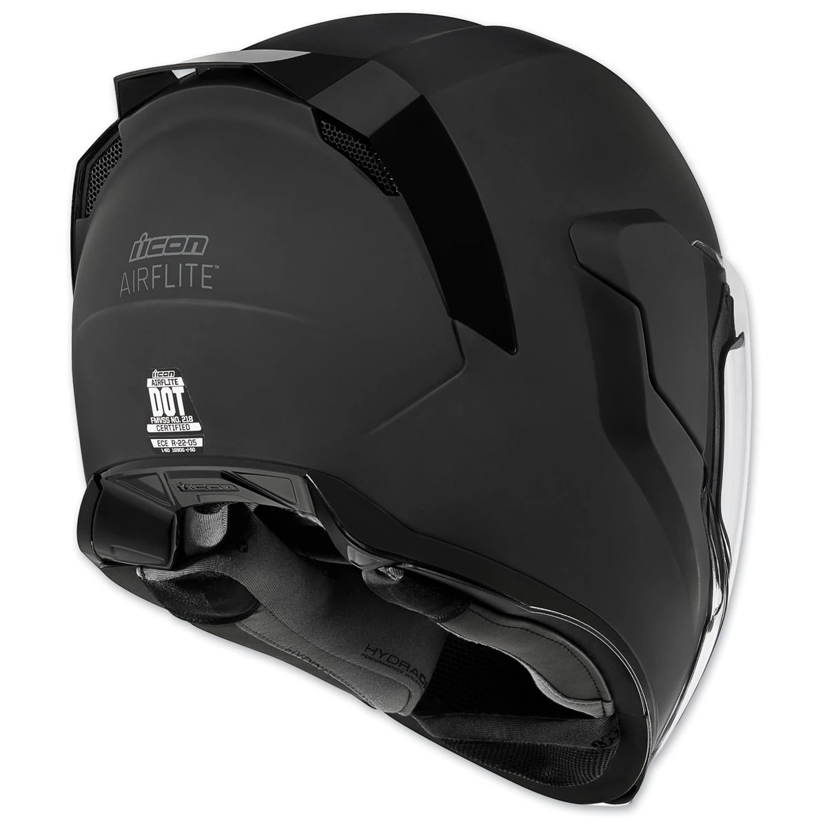 ICON Airflite Rubatone Black Full Face Helmet 2 ICON Airflite Rubatone Black Full Face Helmet - Image 2