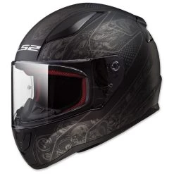 LS2 Rapid Crypt Matte Black Full Face Helmet