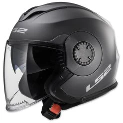 LS2 Verso Matte Titanium Open Face Helmet