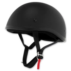 Skid Lid Original Flat Black Half Helmet