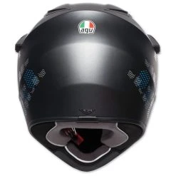 AGV AX-9 Antartica Matte Black/Cyan Full Face Helmet -Arai shop 240 2428 C V1
