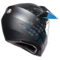 AGV AX-9 Antartica Matte Black/Cyan Full Face Helmet -Arai shop 240 2428 E V1