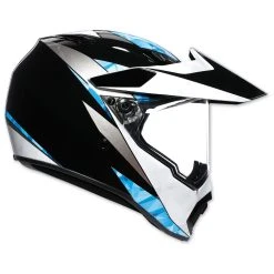 AGV AX-9 North Black/White/Cyan Full Face Helmet 10 AGV AX-9 North Black/White/Cyan Full Face Helmet -Arai shop 240 2457 E V1