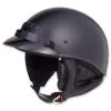 GMAX GM35 Fully Dressed Flat Black Half Helmet