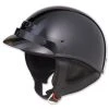 GMAX GM35 Fully Dressed Black Half Helmet