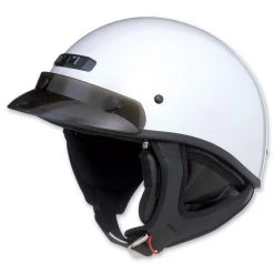 GMAX GM35 Fully Dressed Pearl White Half Helmet