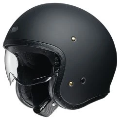 Shoei J-O Matte Black Open Face Helmet