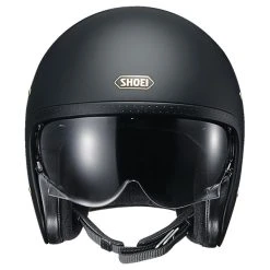 Shoei J-O Matte Black Open Face Helmet -Arai shop 280 0488 C V1