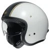 Shoei J-O Carburettor White/Black Open Face Helmet