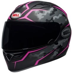 Bell Qualifier Stealth Camo Matte Black/Pink Full Face Helmet
