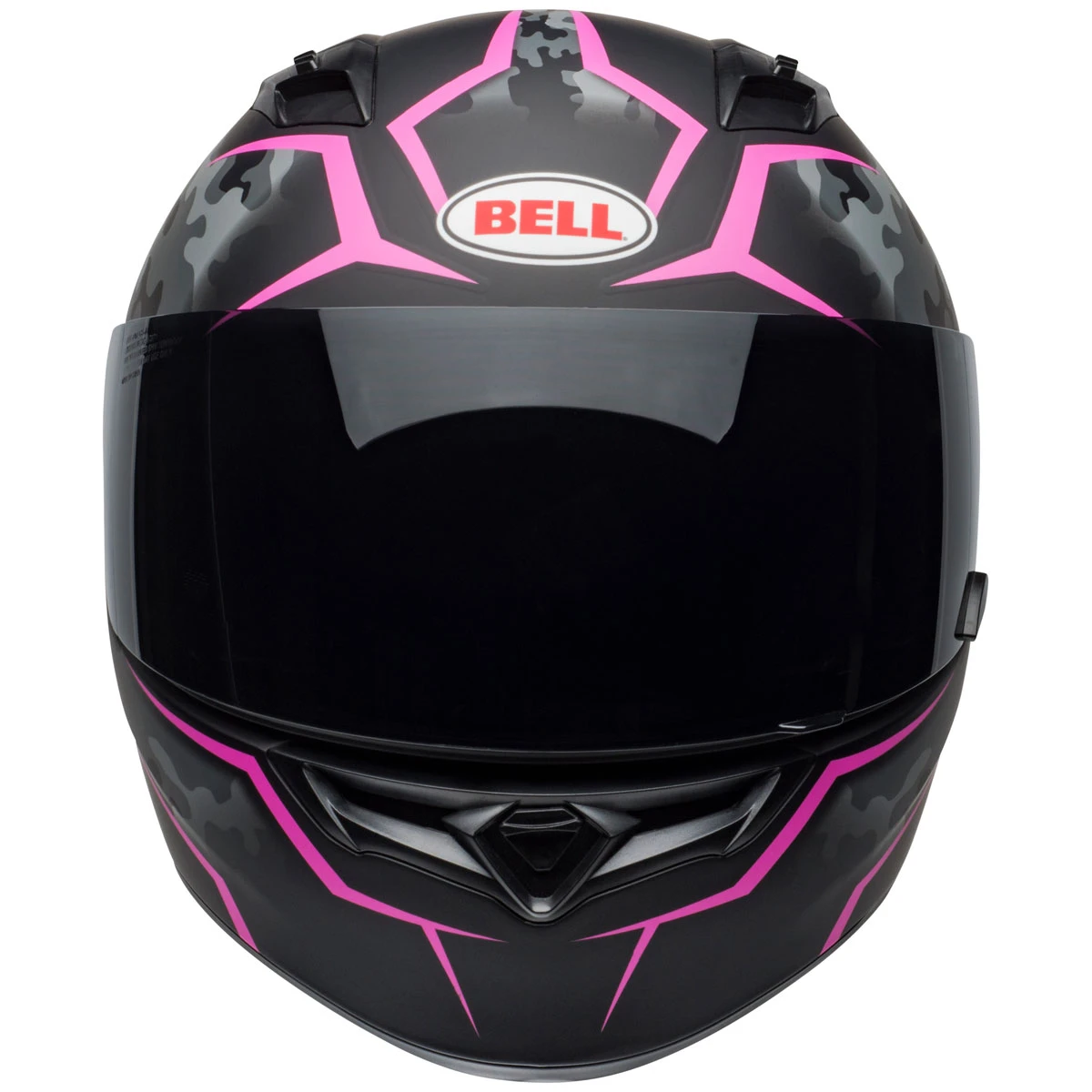 Bell Qualifier Stealth Camo Matte Black/Pink Full Face Helmet 5 Bell Qualifier Stealth Camo Matte Black/Pink Full Face Helmet - Image 5