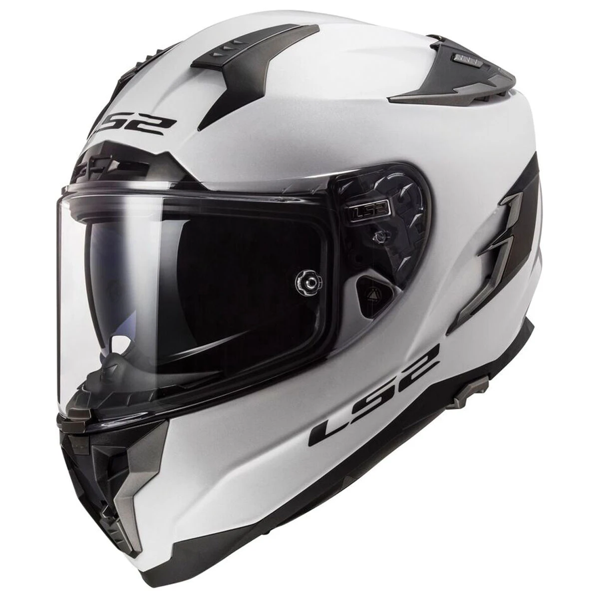 LS2 Challenger GT Gloss White Full Face Helmet 1 LS2 Challenger GT Gloss White Full Face Helmet