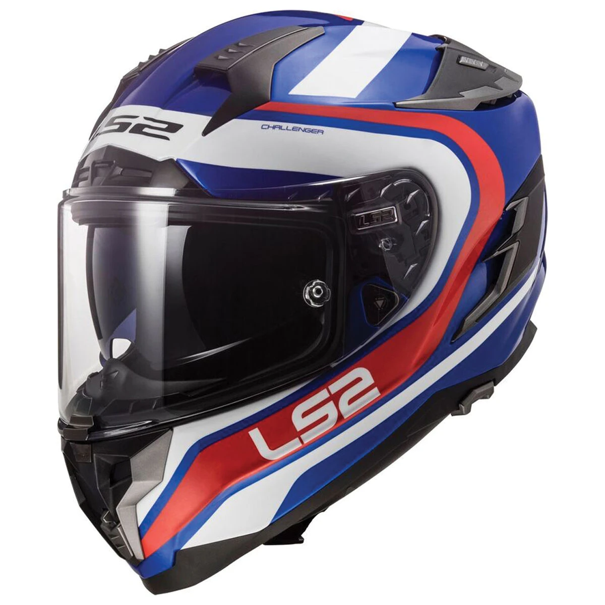 LS2 Challenger GT Fusion Blue/Red Full Face Helmet 1 LS2 Challenger GT Fusion Blue/Red Full Face Helmet