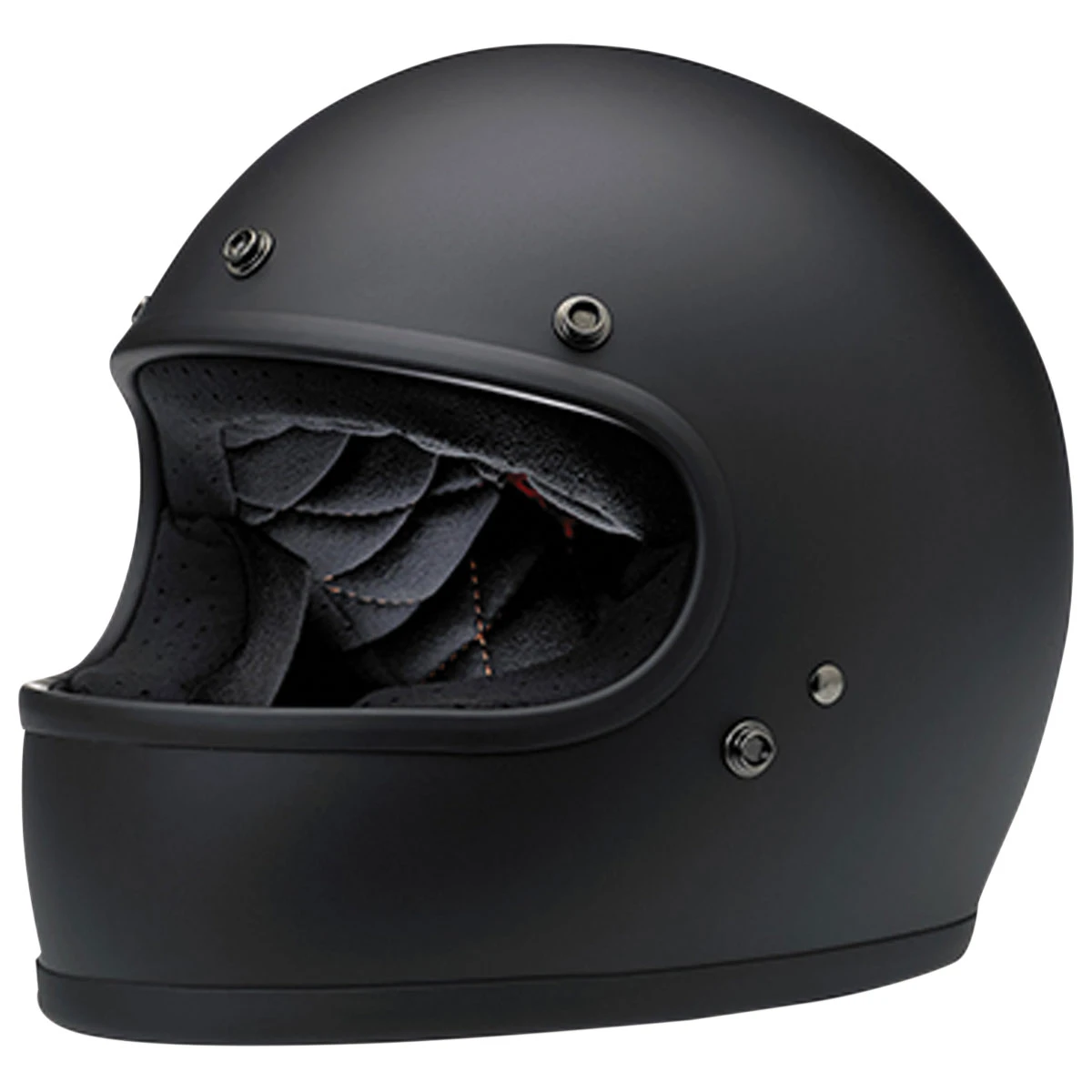 Biltwell Inc. Gringo DOT/ECE Matte Black Full Face Helmet 1 Biltwell Inc. Gringo DOT/ECE Matte Black Full Face Helmet