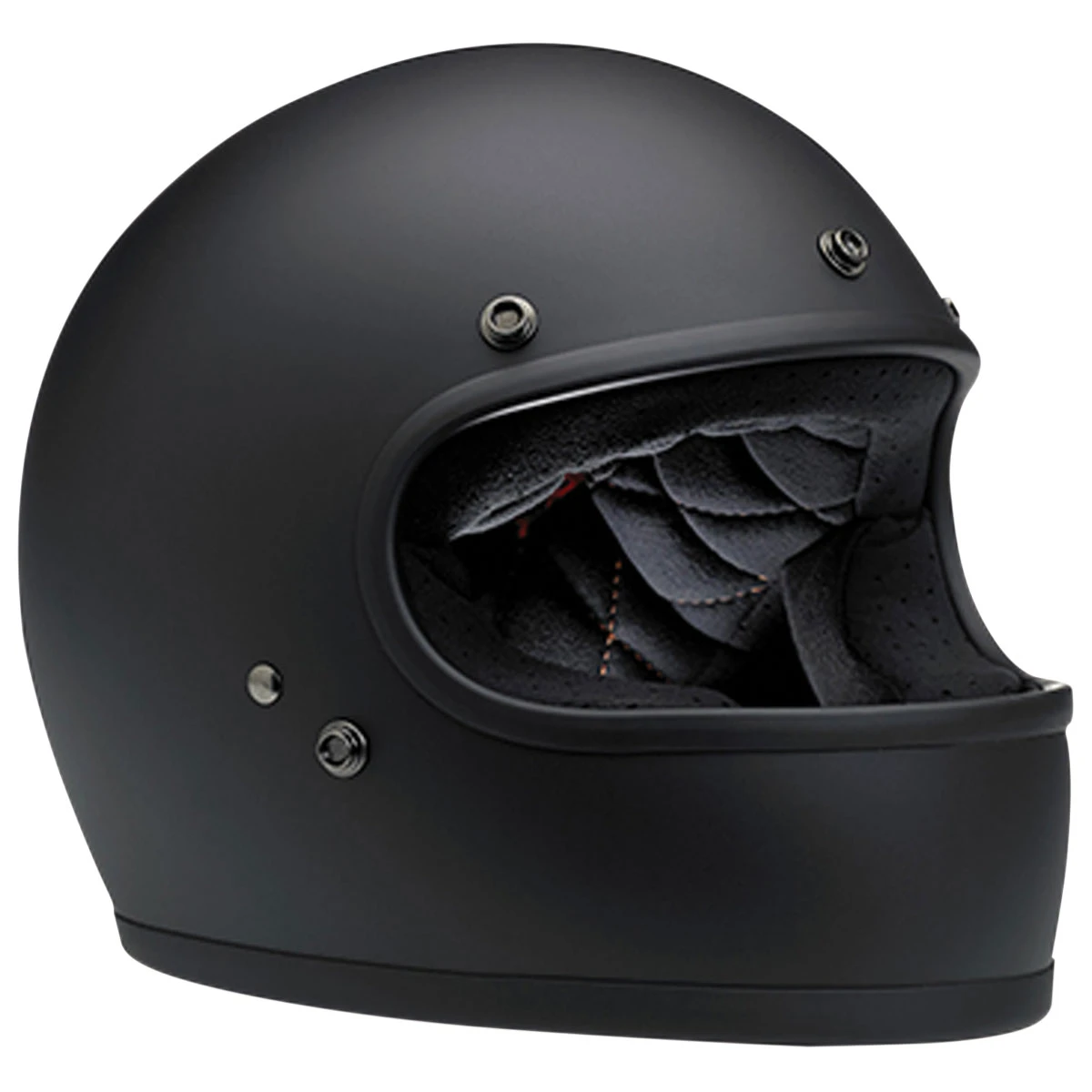 Biltwell Inc. Gringo DOT/ECE Matte Black Full Face Helmet 2 Biltwell Inc. Gringo DOT/ECE Matte Black Full Face Helmet - Image 2