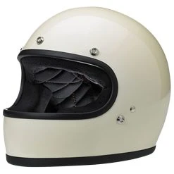 Biltwell Inc. Gringo DOT/ECE Vintage White Full Face Helmet