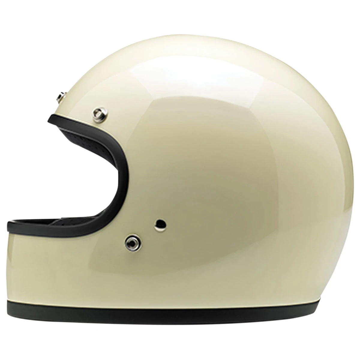 Biltwell Inc. Gringo DOT/ECE Vintage White Full Face Helmet 3 Biltwell Inc. Gringo DOT/ECE Vintage White Full Face Helmet - Image 3