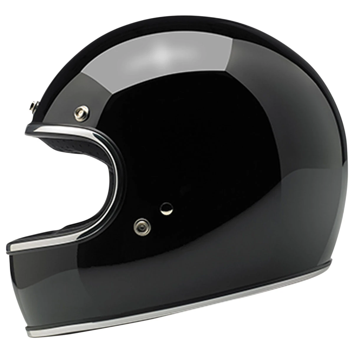 Biltwell Inc. Gringo DOT/ECE Gloss Black Full Face Helmet 3 Biltwell Inc. Gringo DOT/ECE Gloss Black Full Face Helmet - Image 3