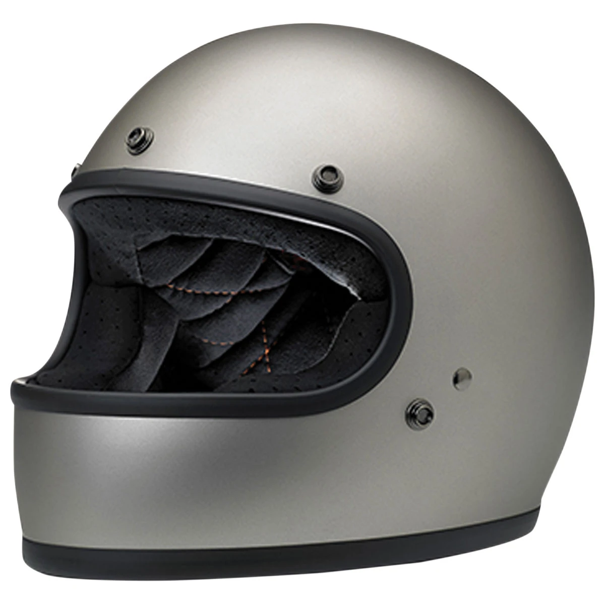 Biltwell Inc. Gringo DOT/ECE Matte Titanium Full Face Helmet 1 Biltwell Inc. Gringo DOT/ECE Matte Titanium Full Face Helmet