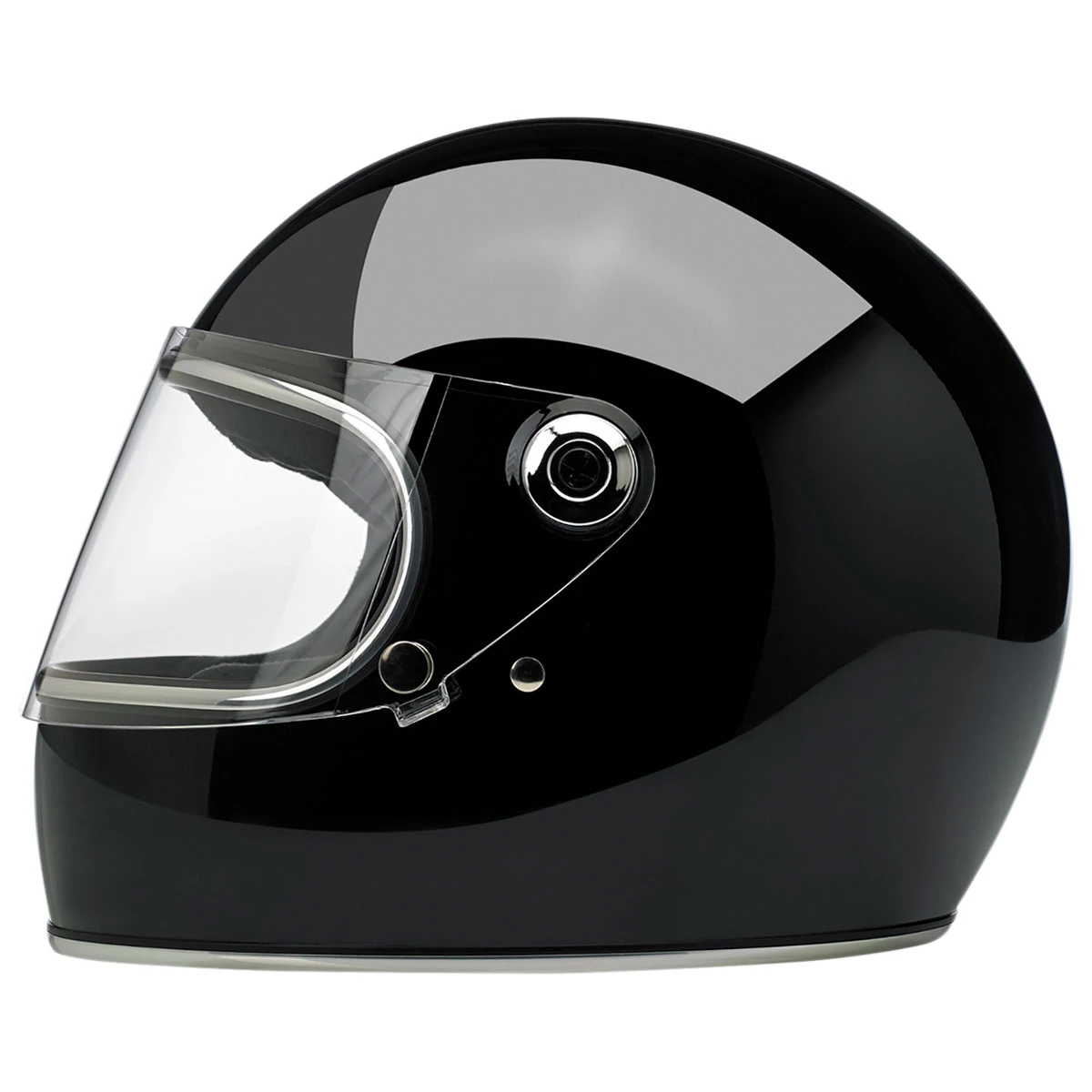 Biltwell Inc. Gringo S DOT/ECE Gloss Black Full Face Helmet 4 Biltwell Inc. Gringo S DOT/ECE Gloss Black Full Face Helmet - Image 4