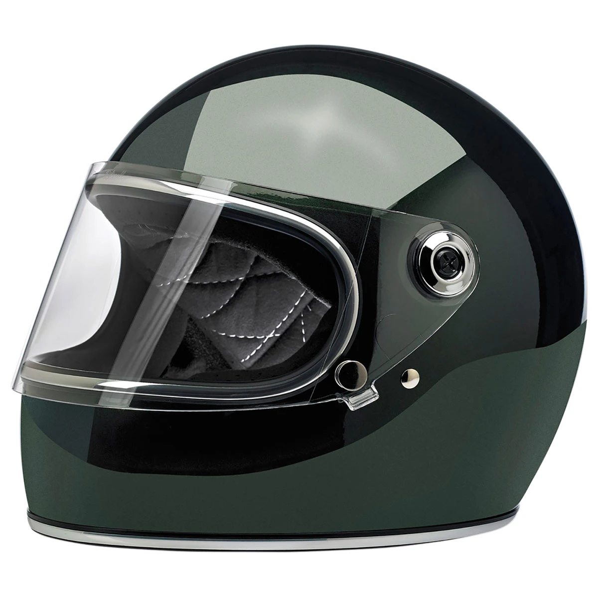 Biltwell Inc. Gringo S DOT/ECE Sierra Green Full Face Helmet 4 Biltwell Inc. Gringo S DOT/ECE Sierra Green Full Face Helmet - Image 4