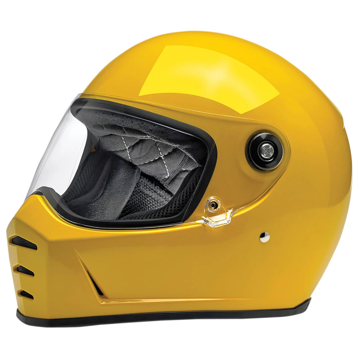 Biltwell Inc. Lane Splitter Safe-T Yellow Full Face Helmet 2 Biltwell Inc. Lane Splitter Safe-T Yellow Full Face Helmet - Image 2
