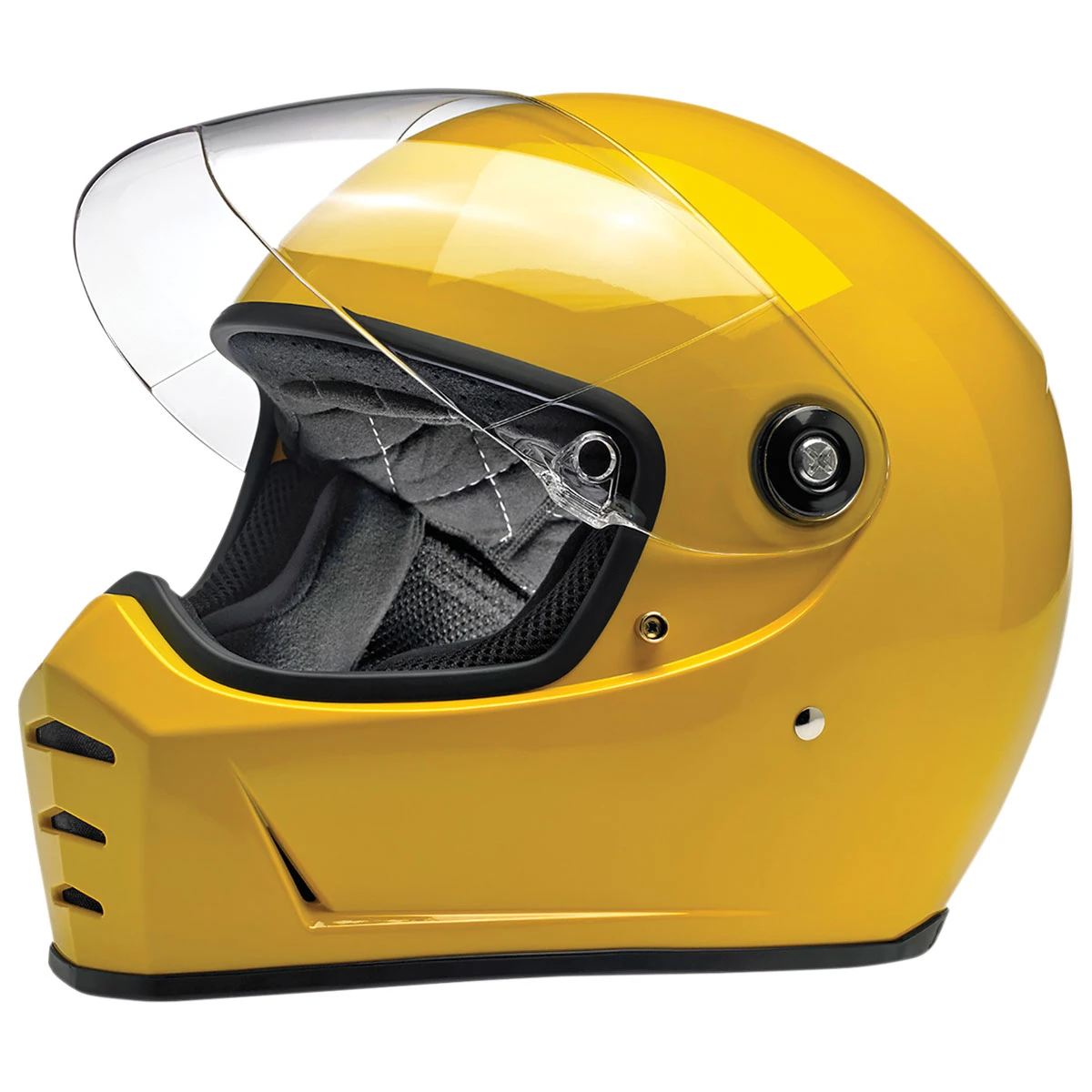 Biltwell Inc. Lane Splitter Safe-T Yellow Full Face Helmet 3 Biltwell Inc. Lane Splitter Safe-T Yellow Full Face Helmet - Image 3