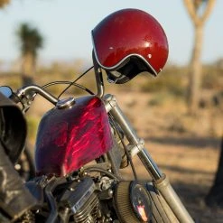 Biltwell Inc. Bonanza Gloss Garnet Open Face Helmet -Arai shop 305 0711 K V3