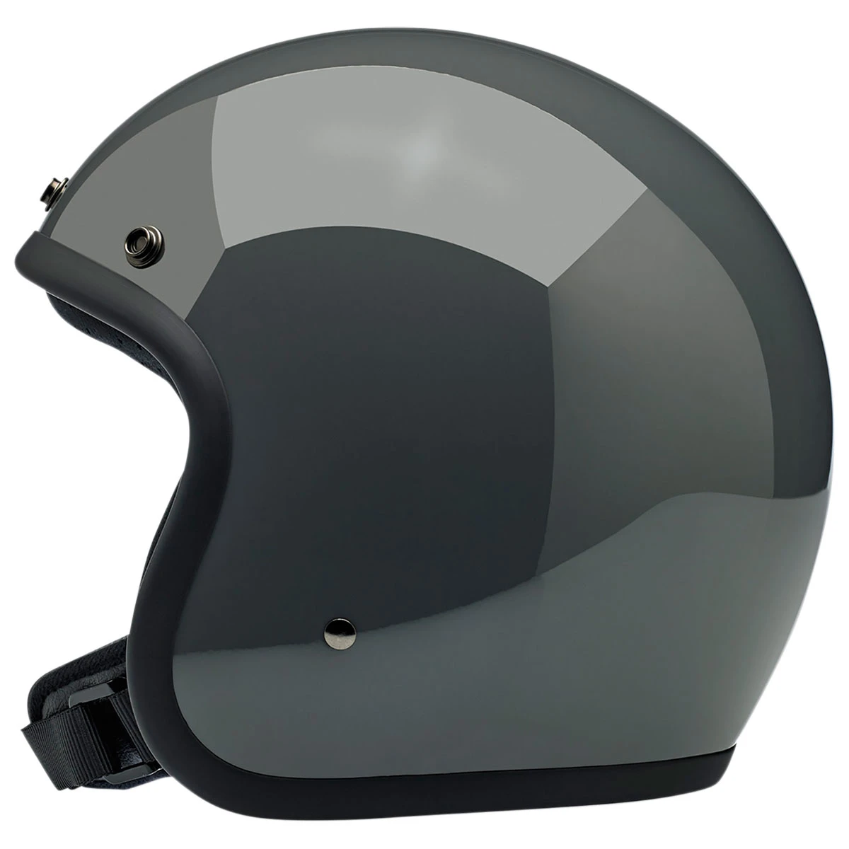 Biltwell Inc. Bonanza Storm Gray Open Face Helmet 1 Biltwell Inc. Bonanza Storm Gray Open Face Helmet