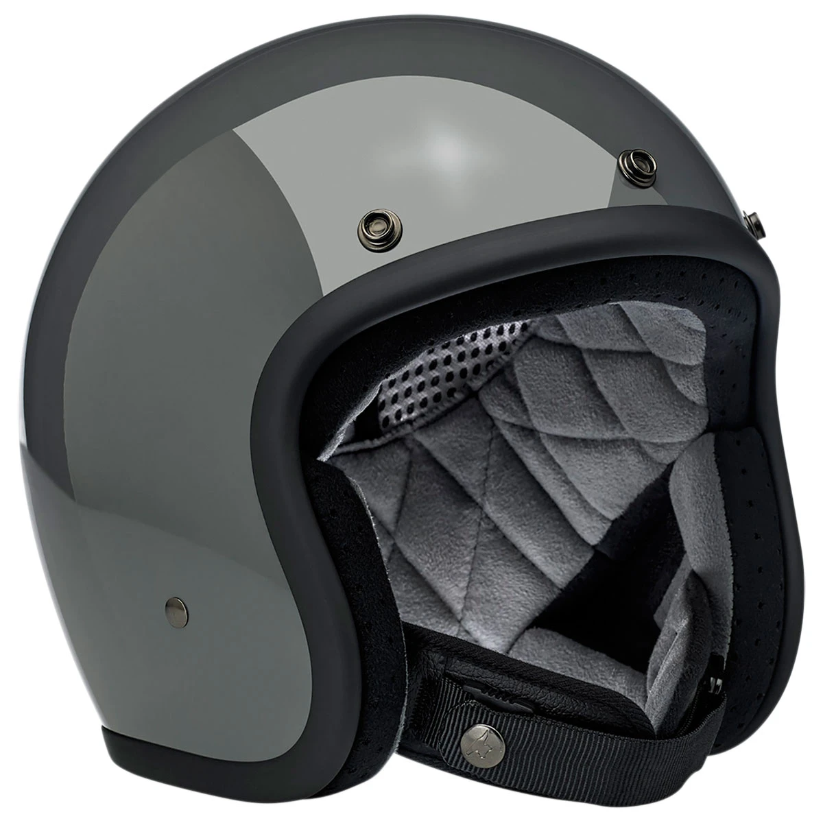 Biltwell Inc. Bonanza Storm Gray Open Face Helmet 3 Biltwell Inc. Bonanza Storm Gray Open Face Helmet - Image 3
