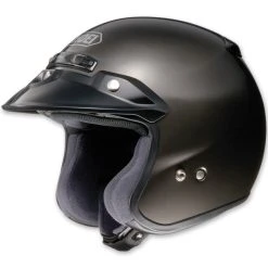 Shoei RJ Platinum-R Metallic Anthracite Open Face Helmet