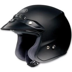 Shoei RJ Platinum-R Matte Black Open Face Helmet